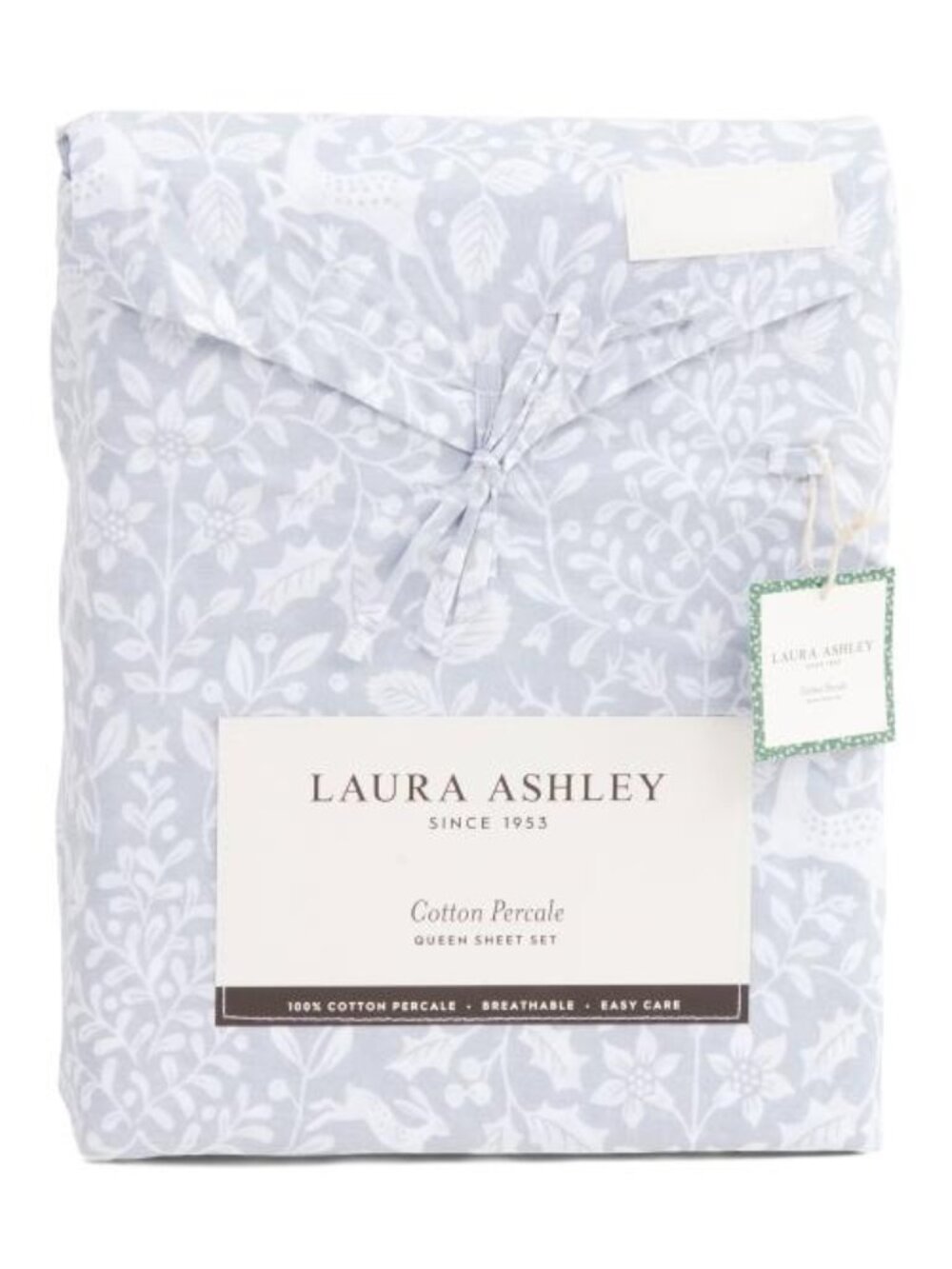 LAURA ASHLEY Cotton Deer Dance Sheet Set